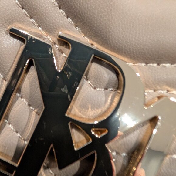 Badgley Mischka Diamond Quilt Studded Backpack Vegan Leather NWT - Picture 9 of 9